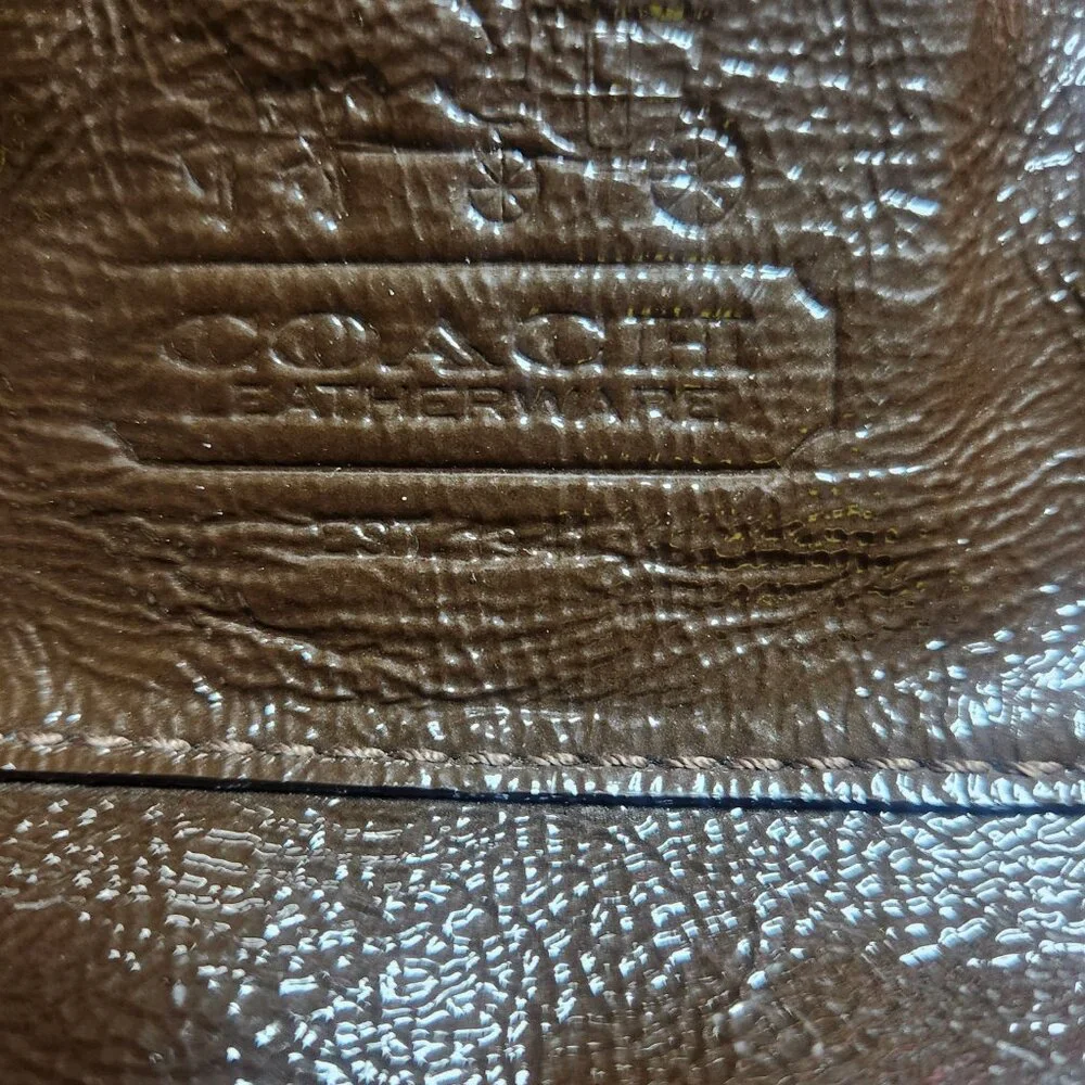 Coach Pre-loved Hobo Patent Leather Shoulder Bag